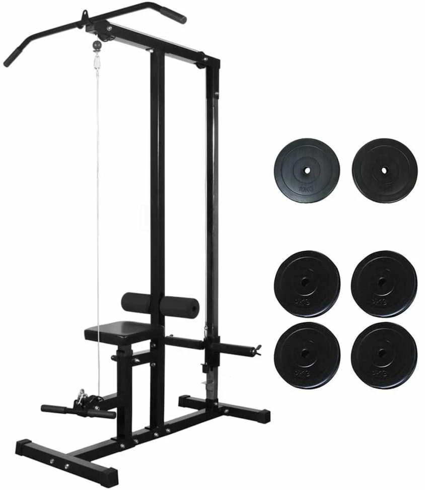 Jėgos treniruoklis su svoriais, 40 kg