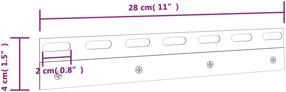 Jungiamosios plokštės, 4vnt., sidabrinės, 28cm, plienas