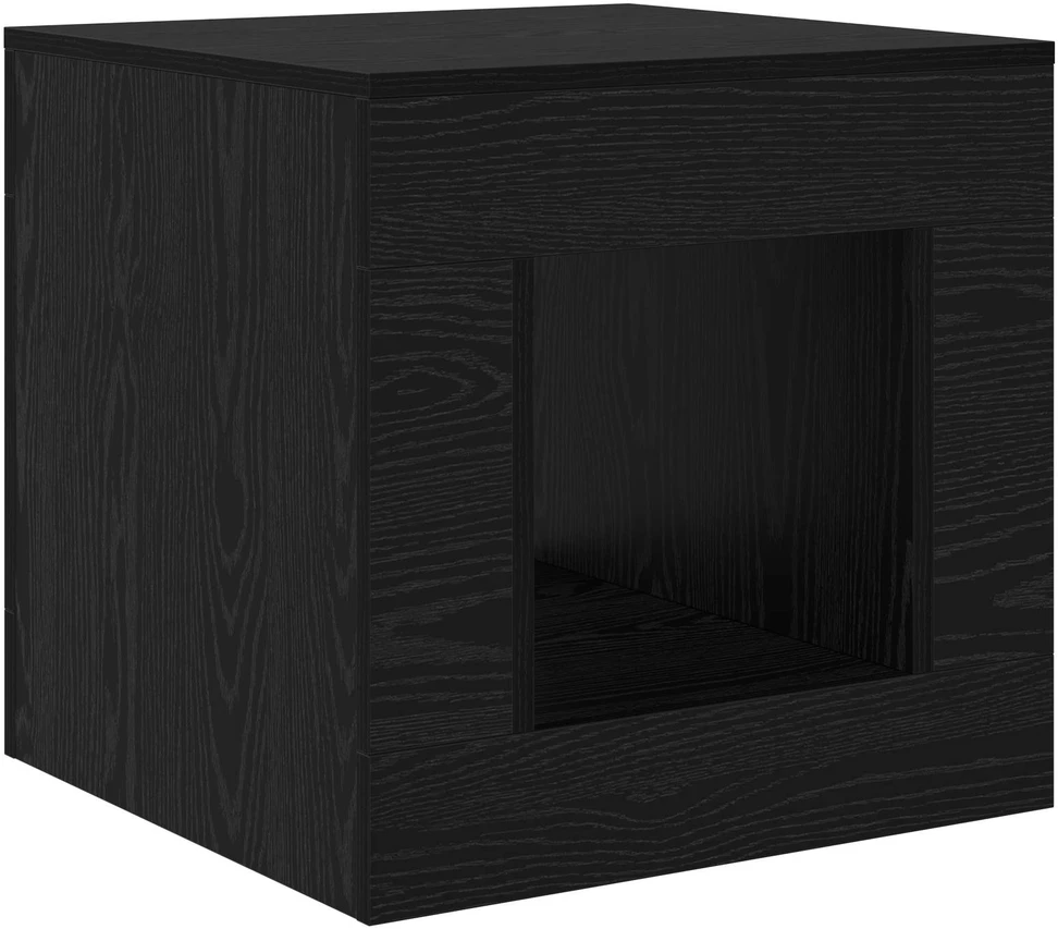 Coffee Table Juodojo ąžuolo 51.5 x 50 x 50 cm Apdirbta mediena