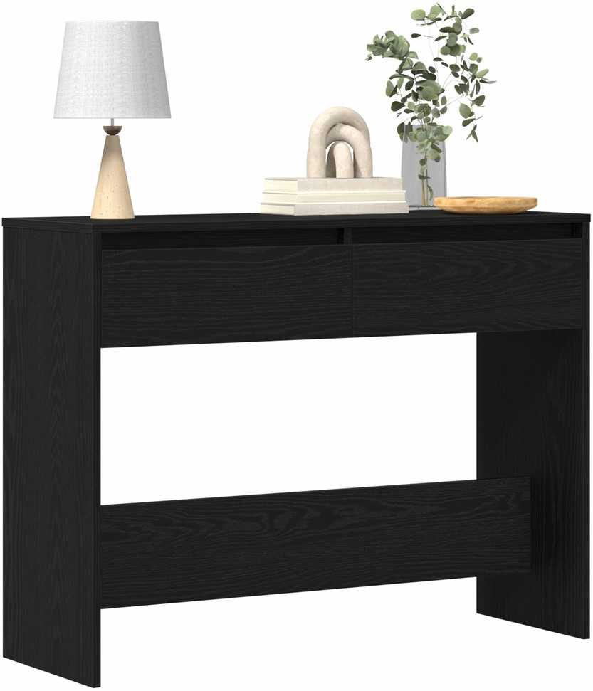 Konsolinis stalas Juodas ąžuolas 100 x 35 x 76,5 cm