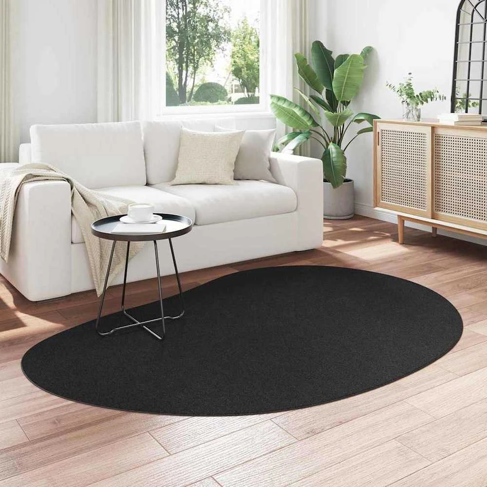 Kilimas HUARTE Juoda 140 x 200 cm Poliesteris