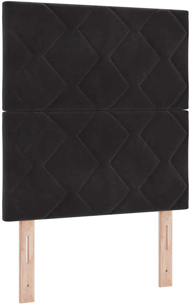Galvūgalis Juodas 80 cm Aksomas