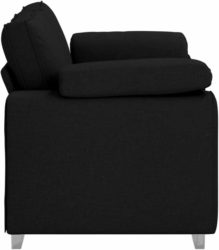 Dvivietė sofa Juodas 160 cm audinys