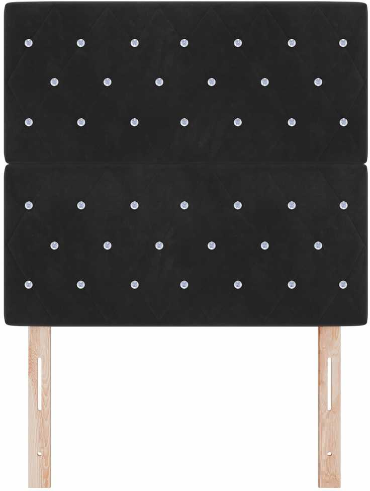 Galvūgalis Juodas 100 cm Aksomas