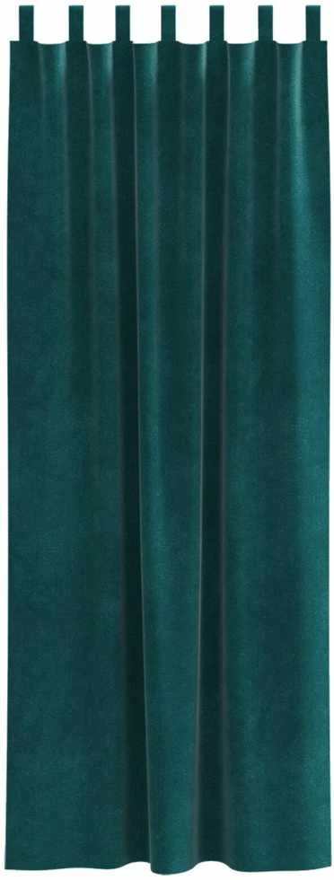Užtemdymo užuolaidos 2 vnt. Tamsiai žalia 140 x 225 cm Aksomas