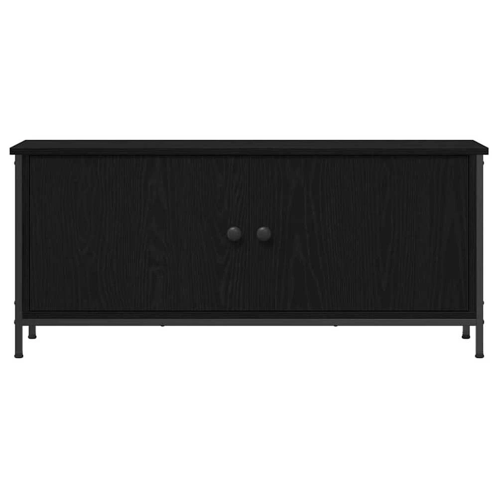 TV staliukas Televizoriaus spintelė 100 x 35 x 45 cm Juodas ąžuolas
