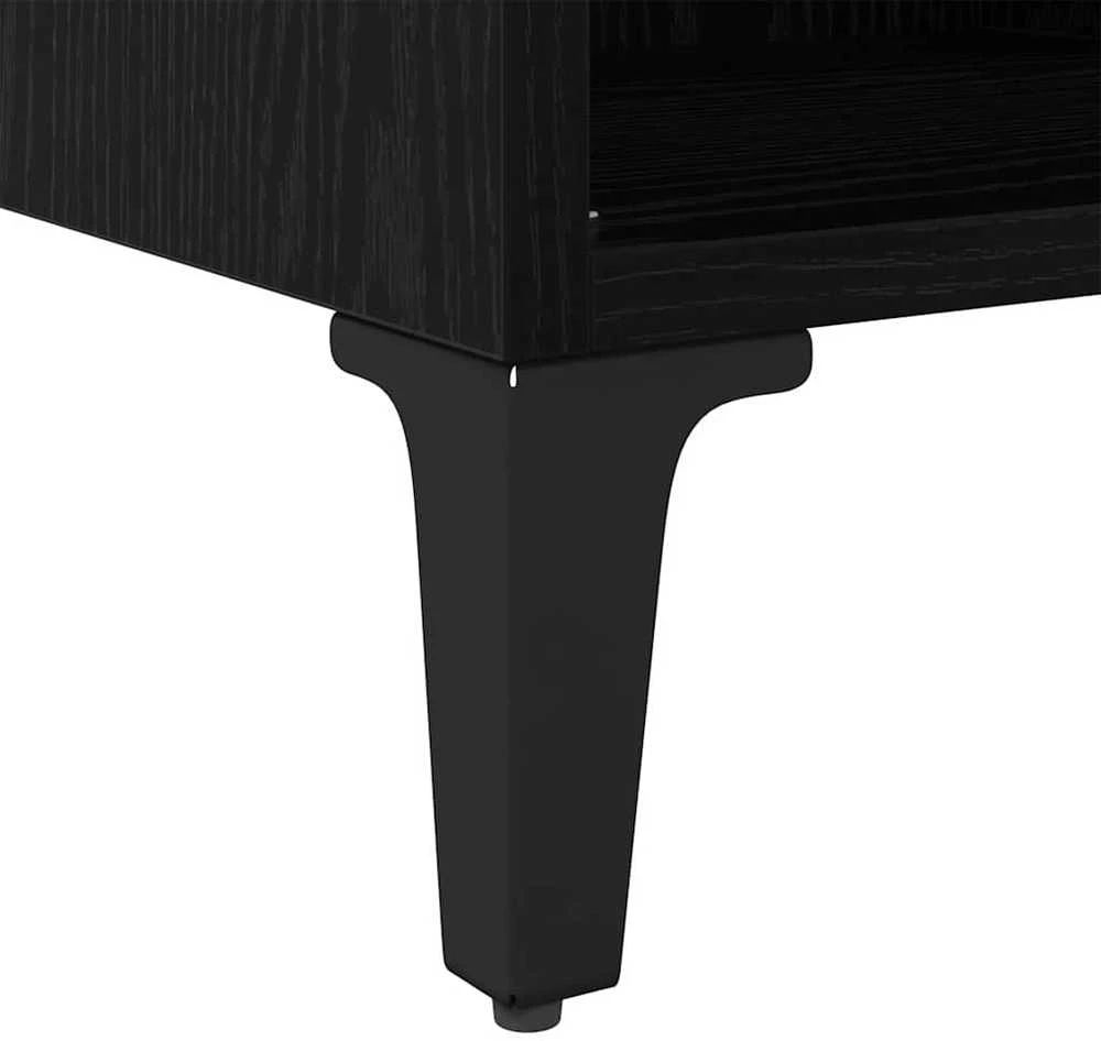 TV staliukas TV spintelių komplektas Juodas 103,5 x 30 x 50 cm