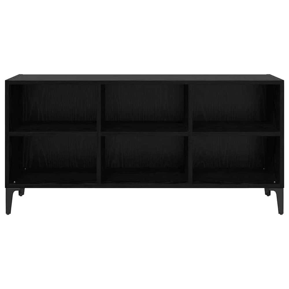 TV staliukas TV spintelių komplektas Juodas 103,5 x 30 x 50 cm
