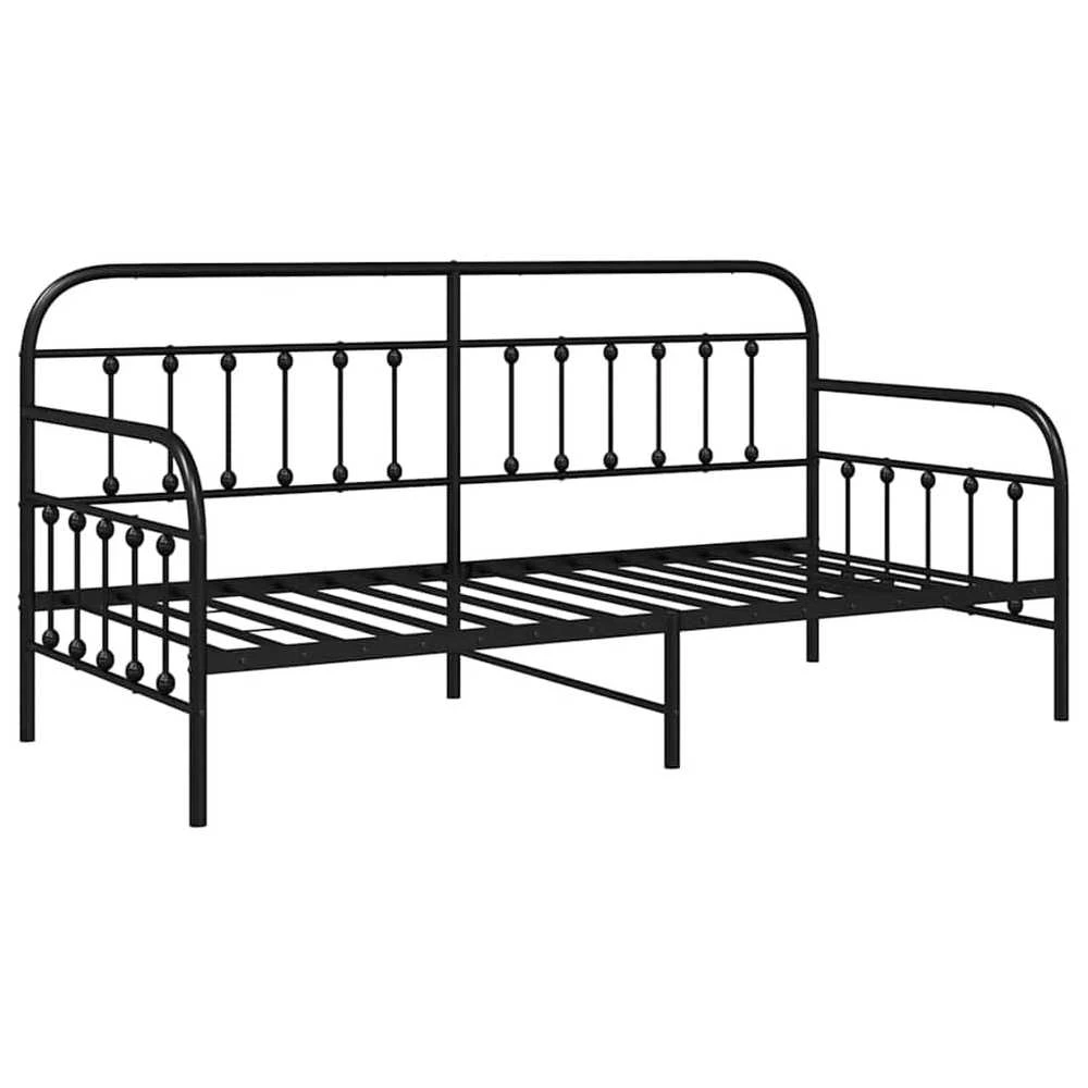 Dienos lovos rėmas Juoda 90 x 200 cm