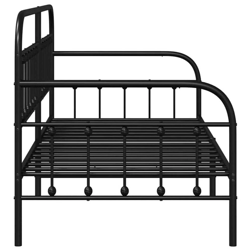 Dienos lovos rėmas Juoda 90 x 200 cm