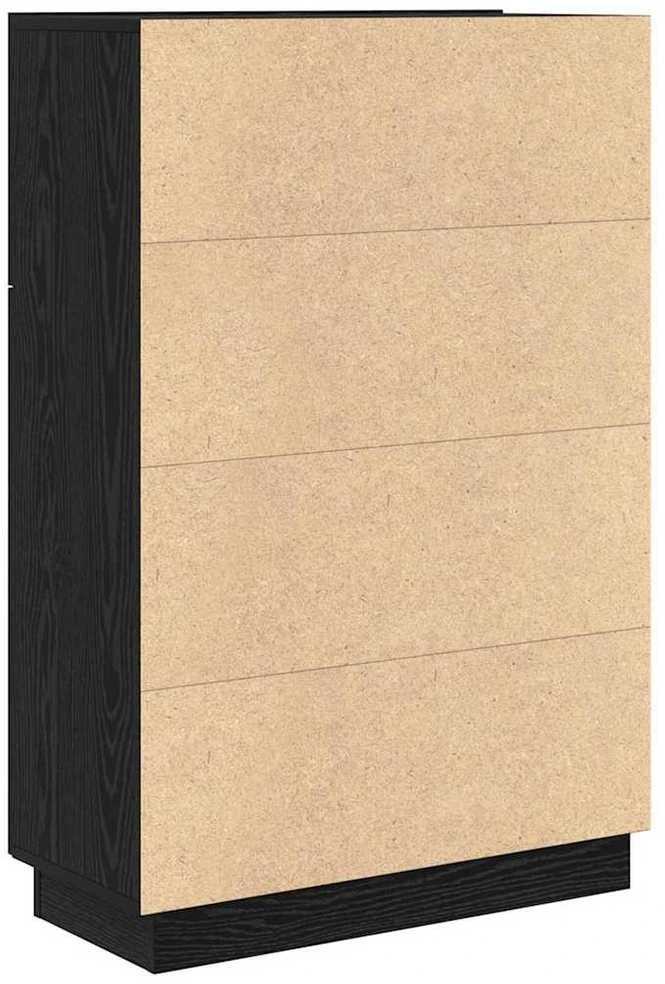 Stalas Juodas ąžuolas 71.5 x 31.5 x 106.5 cm Apdirbta mediena