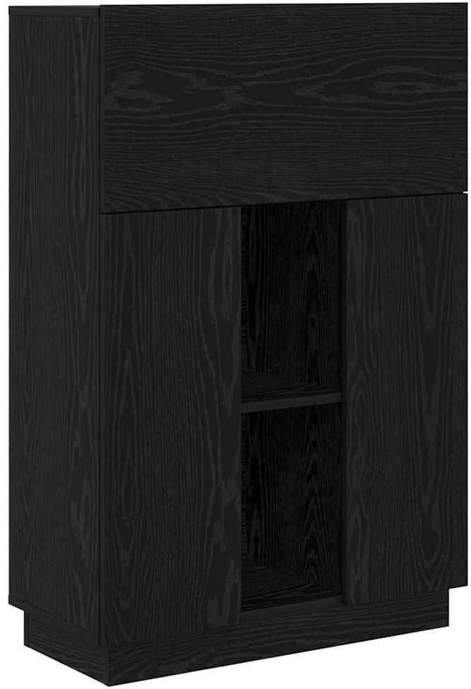 Stalas Juodas ąžuolas 71.5 x 31.5 x 106.5 cm Apdirbta mediena