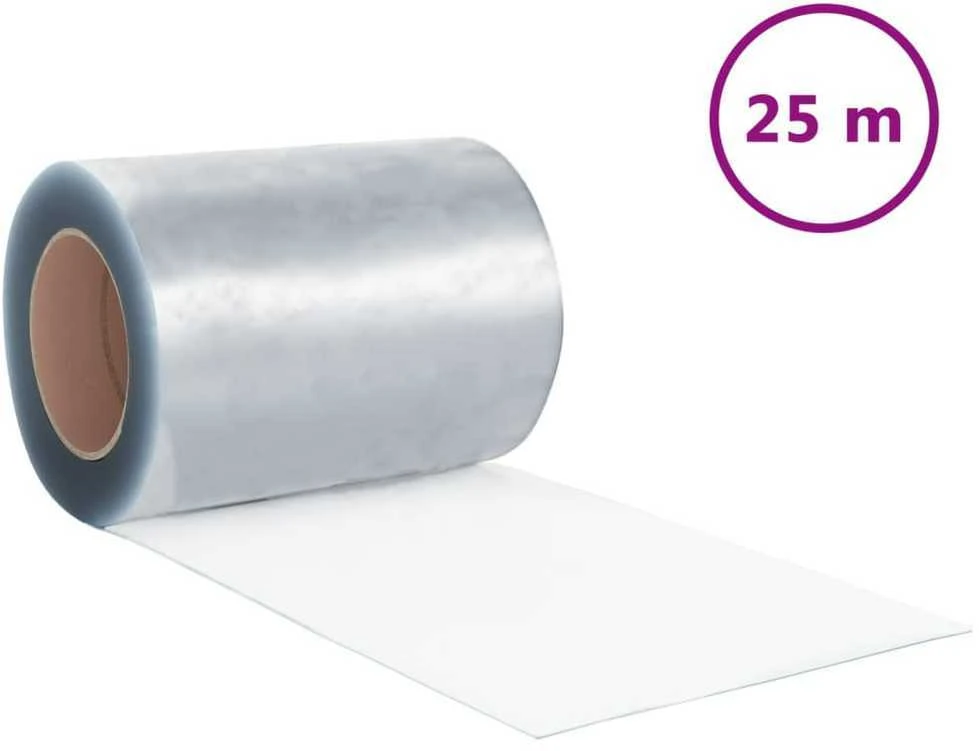 Juostų užuolaidai ritinys, PVC, 3x300mm, 25m