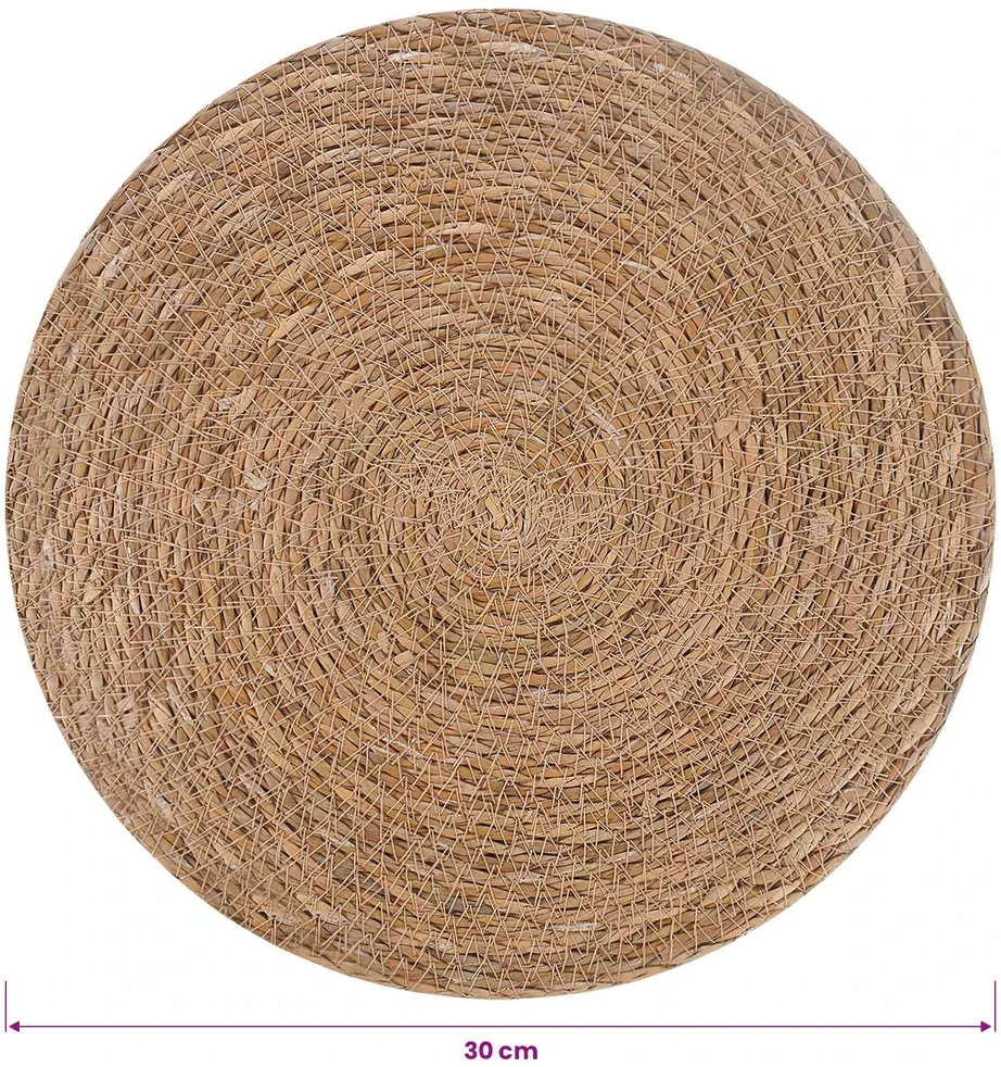 Jūros žolės padėkliukai 4 vnt. Natūrali 100% Jūros žolė