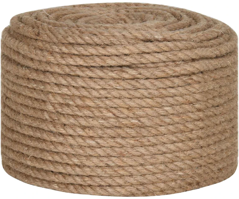 Juto virvė 10 vnt. 2 mm Natūrali 100% Tossa jutas
