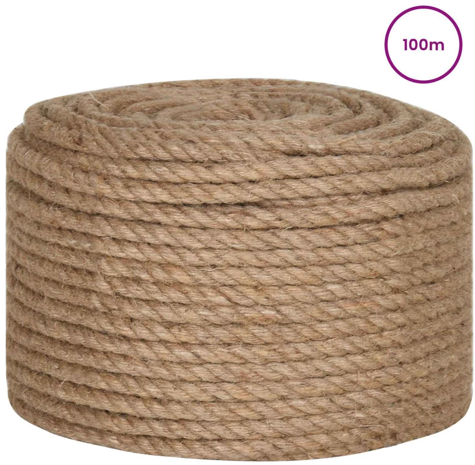 Juto virvė 2 vnt. 2 mm 100 m Natūrali 100% Tossa jutas