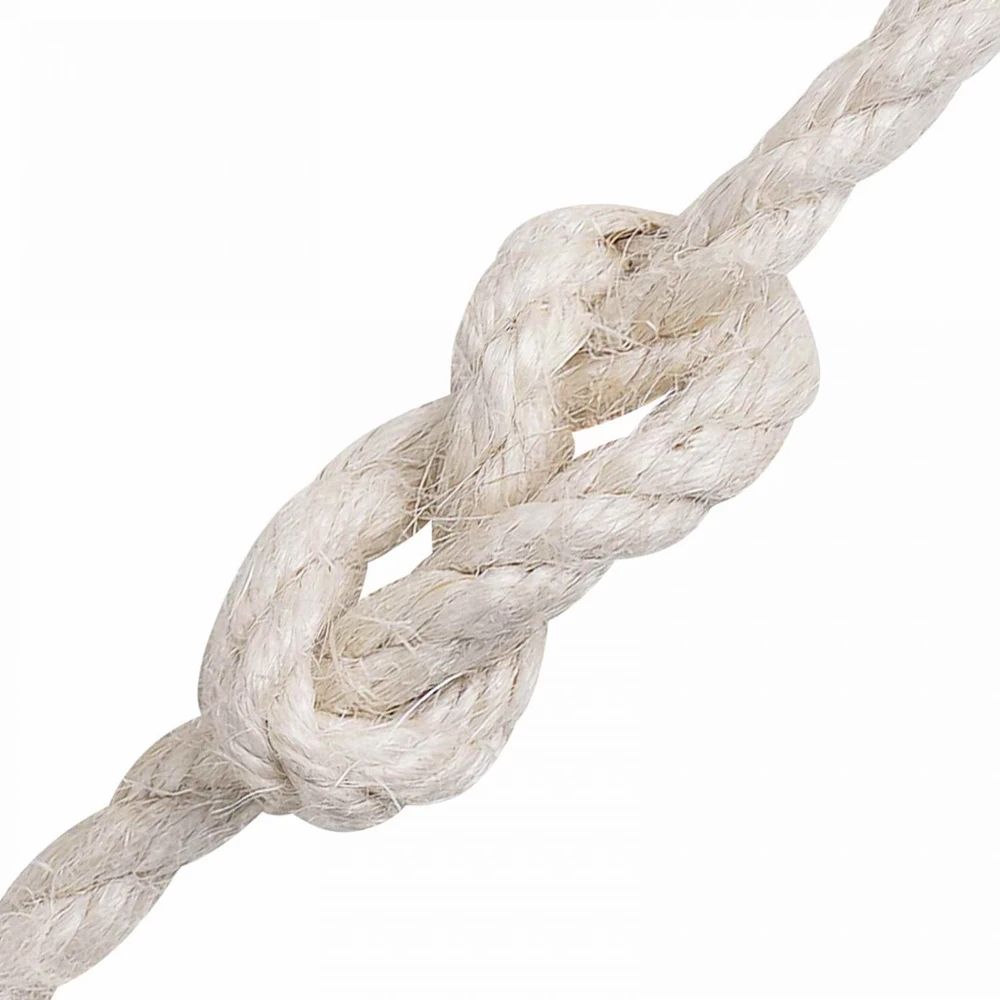 Juto virvė 4 mm Balta 100% Tossa jutas