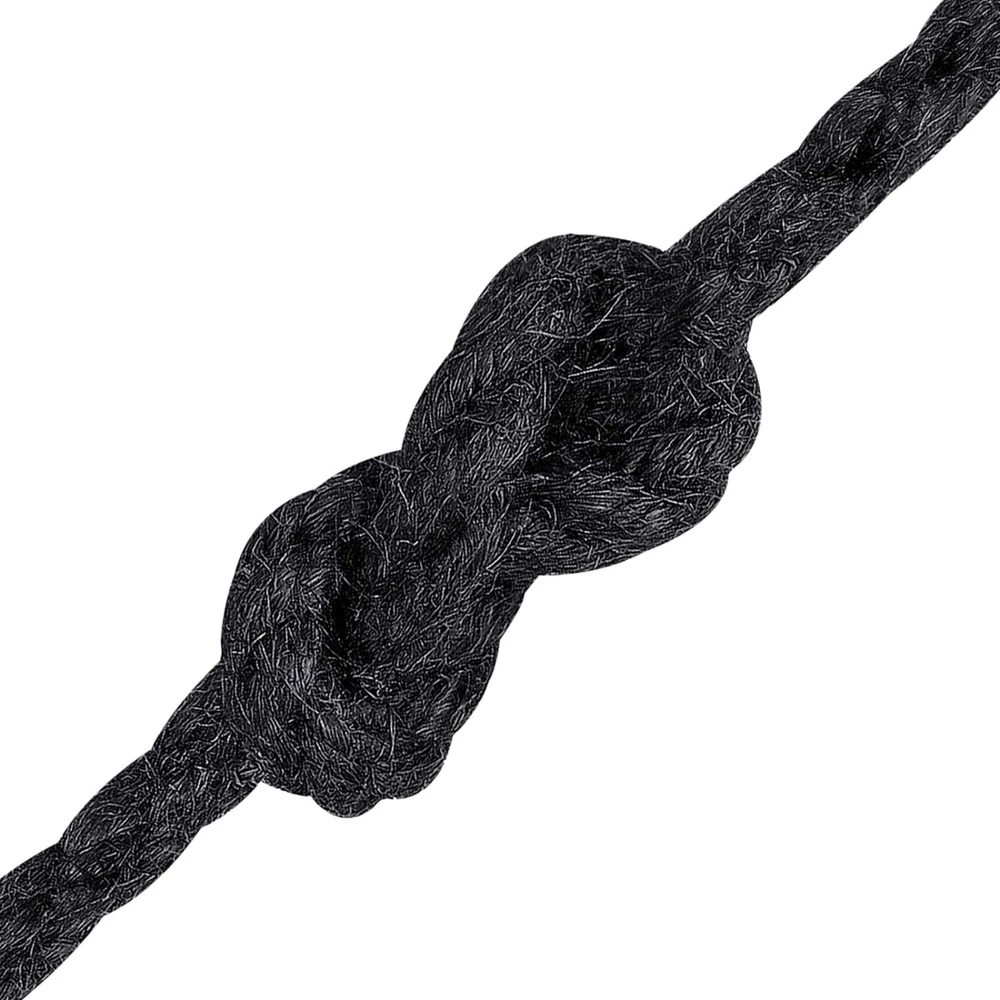 Juto virvė 4 mm Juoda 100% Tossa jutas