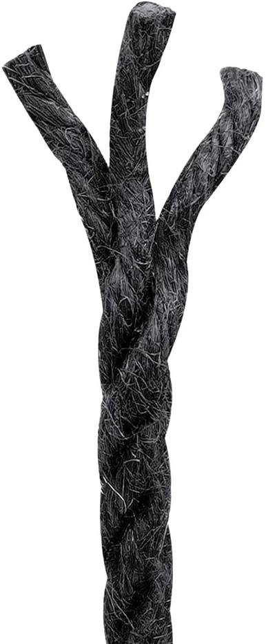 Juto virvė 4 mm Juoda 100% Tossa jutas