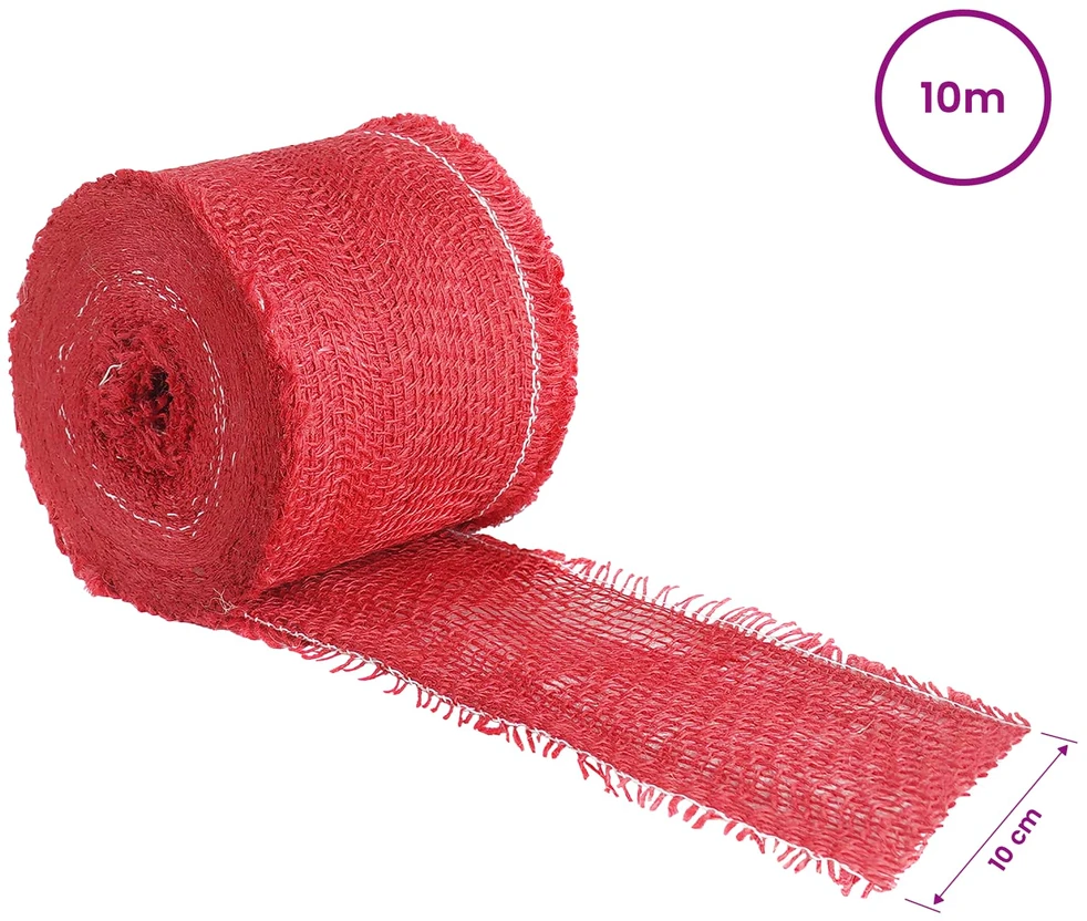 Sodo džutinis tinklas 10 cm x 10 m 180 gsm 100% Tossa Džiutas