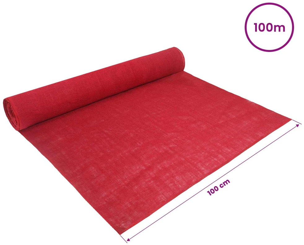 Jutos ritė 100 x 10000 cm Raudona