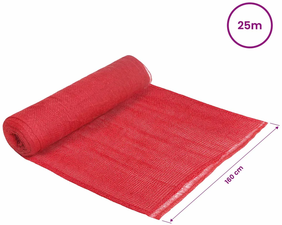 Sodo džutinis tinklas 160 cm x 25 m 180 gsm 100% Tossa Džiutas