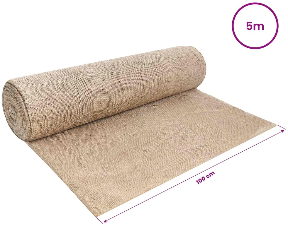 Sodo džutinis tinklas 200 cm x 5 m 180 gsm 100% Tossa Džiutas