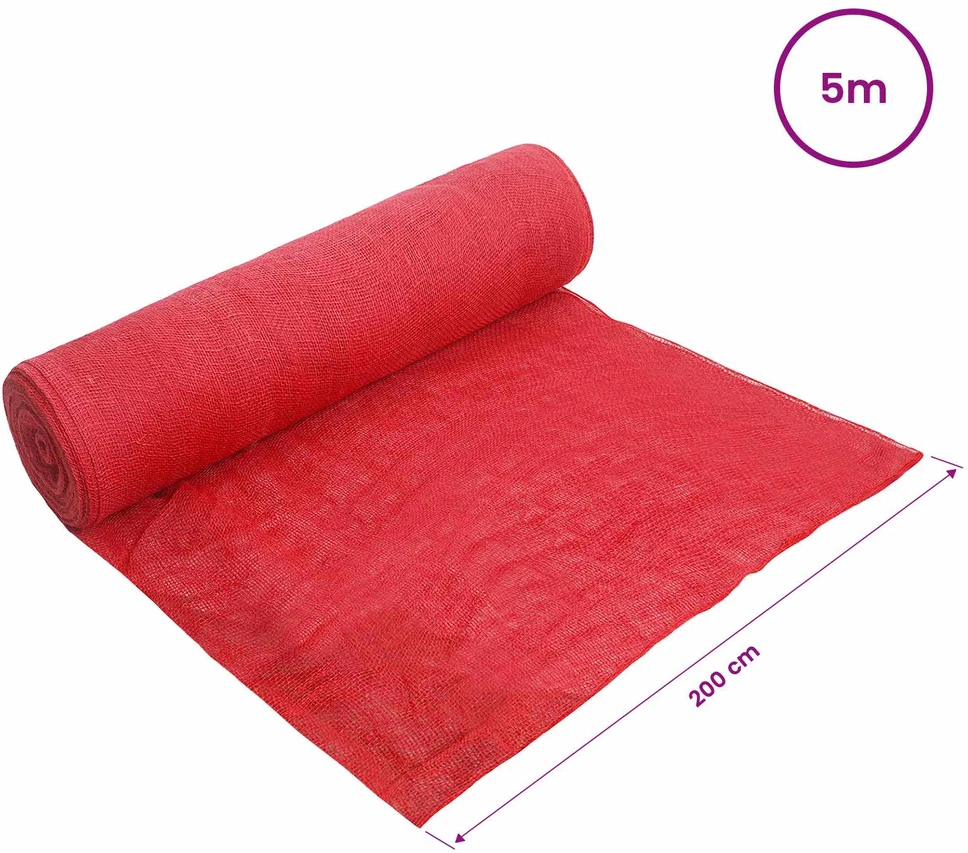Sodo džutinis tinklas 200 cm x 5 m 180 gsm 100% Tossa Džiutas