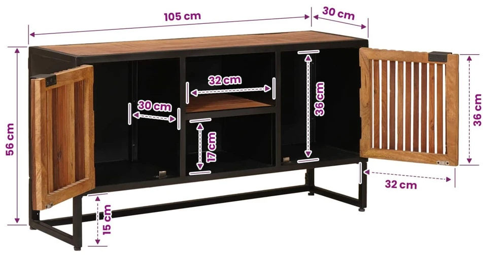 Kabalas 105 x 30 x 55 cm