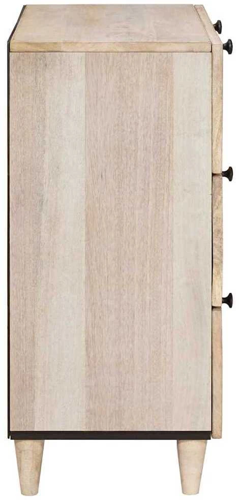Kabalas 2 vnt. 120 x 33,5 x 75 cm mango medienos masyvas Balta