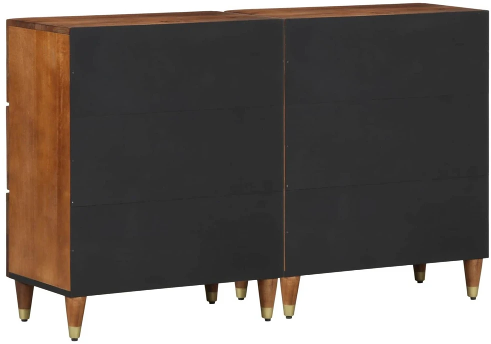 Kabalas 2 vnt. 60 x 33 x 75 cm Kietas mango medis honey ruda