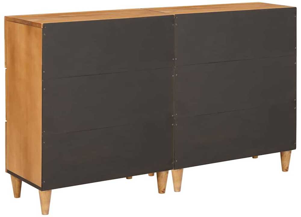 Kabalas 2 pcs Ruda 60 x 33 x 75 cm mango medienos masyvas
