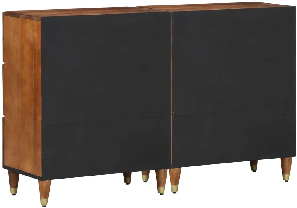 Kabalas 2 vnt. 60 x 33 x 75 cm Kietas mango medis honey ruda