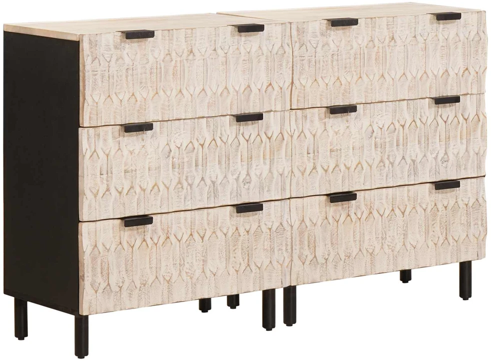 Kabalas 2 vnt. 60 x 33 x 75 cm Kietas mango medis