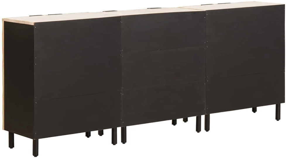 Kabalas 3 vnt. 60 x 33 x 75 cm Kietas mango medis