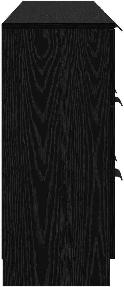 Kabalas 3 vnt. Juodas ąžuolas 181 x 30 x 70 cm Apdirbta mediena