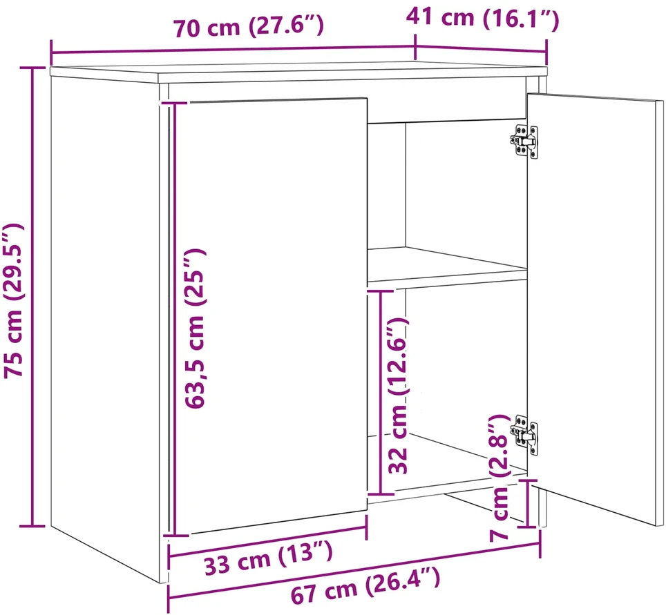 Kabalas 3 vnt. Senas medis 70 x 41 x 75 cm Apdirbta mediena