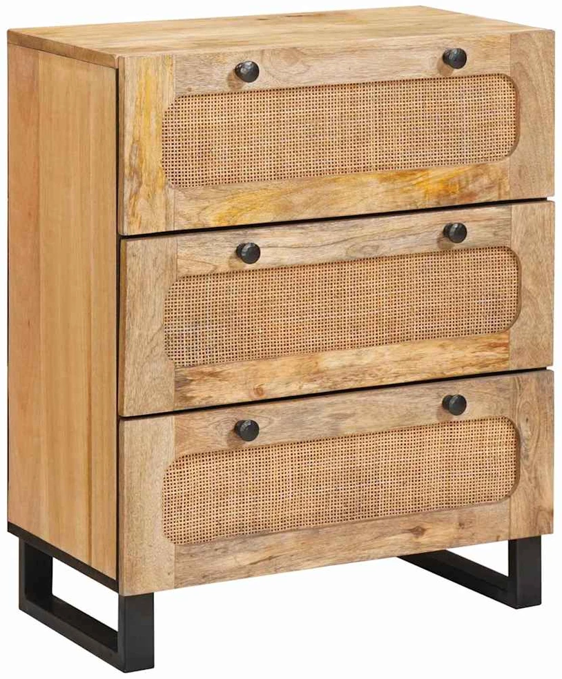 Kabalas 60 x 33 x 75 cm Kietas mango medis Ruda