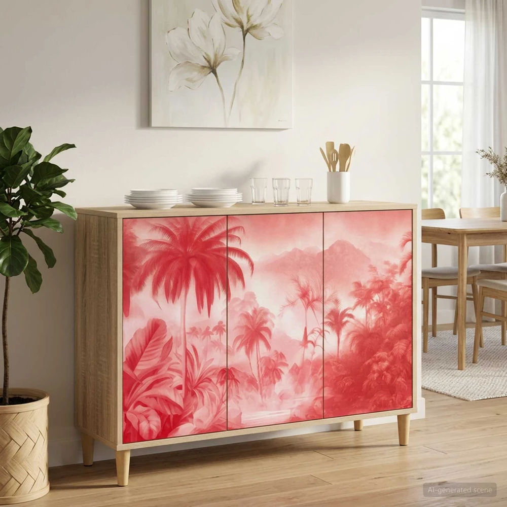 Kabalas AACHEN Sonoma ąžuolo 102 x 33 x 75 cm Apdirbta mediena
