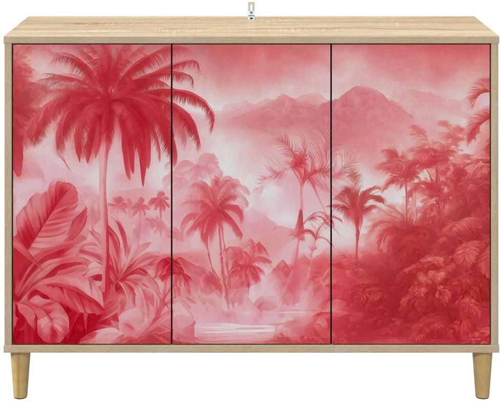 Kabalas AACHEN Sonoma ąžuolo 102 x 33 x 75 cm Apdirbta mediena