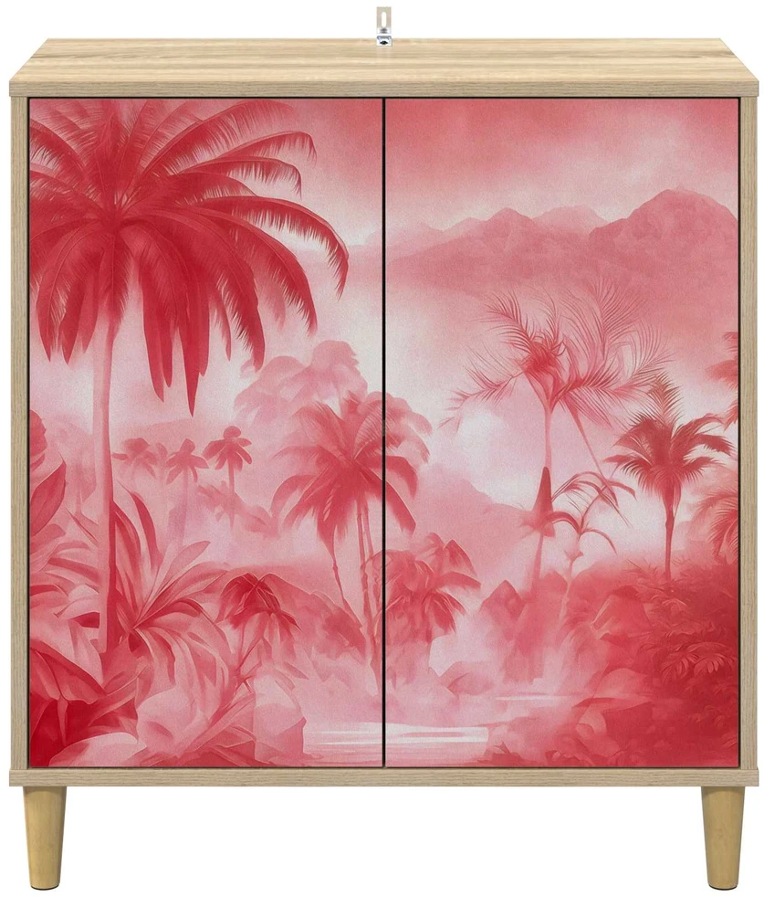 Kabalas AACHEN Sonoma ąžuolo 69 x 33 x 75 cm Apdirbta mediena