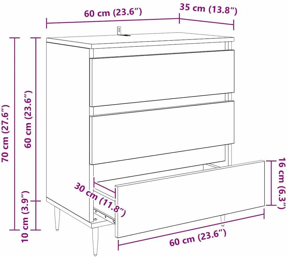Kabalas Amatininkų ąžuolas 60 x 35 x 70 cm Apdirbta mediena