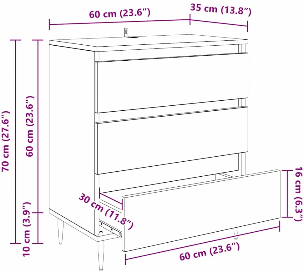 Kabalas Amatininkų ąžuolas 60 x 35 x 70 cm Apdirbta mediena