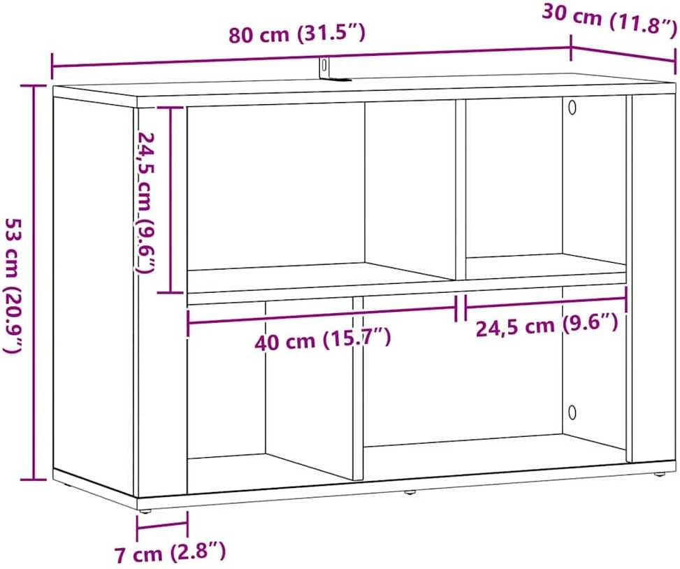 Kabalas Amatininkų ąžuolas 80 x 30 x 53 cm Apdirbta mediena