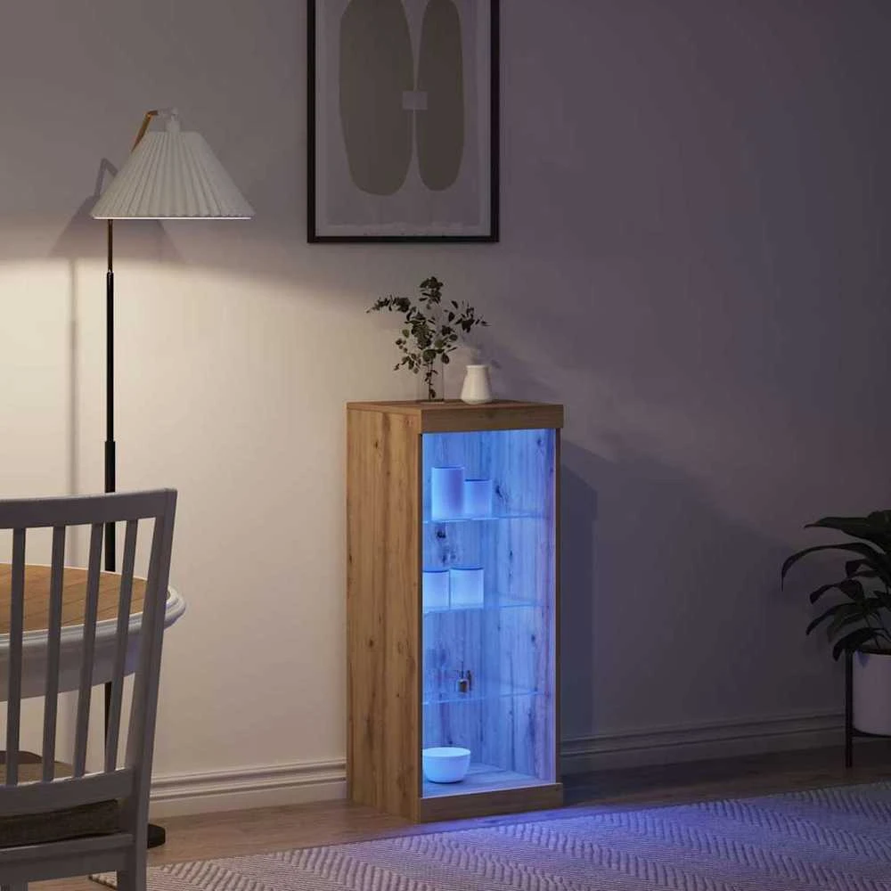 LED Bufetas Amatininkų ąžuolas 41 x 37 x 100 cm