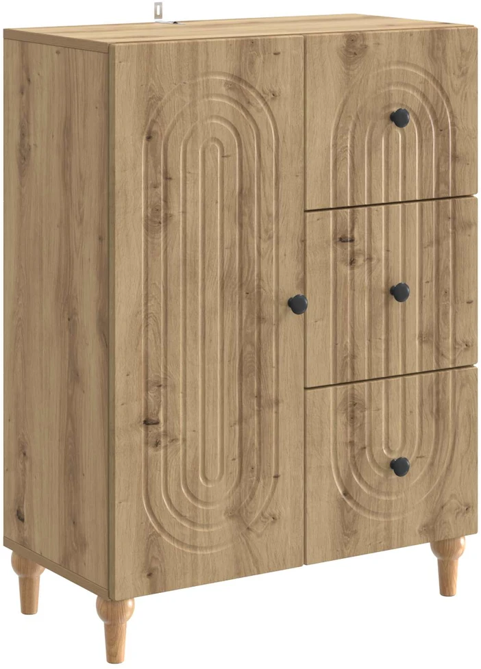 Kabalas Artisano ąžuolo 66 x 34,5 x 90 cm Apdirbta mediena