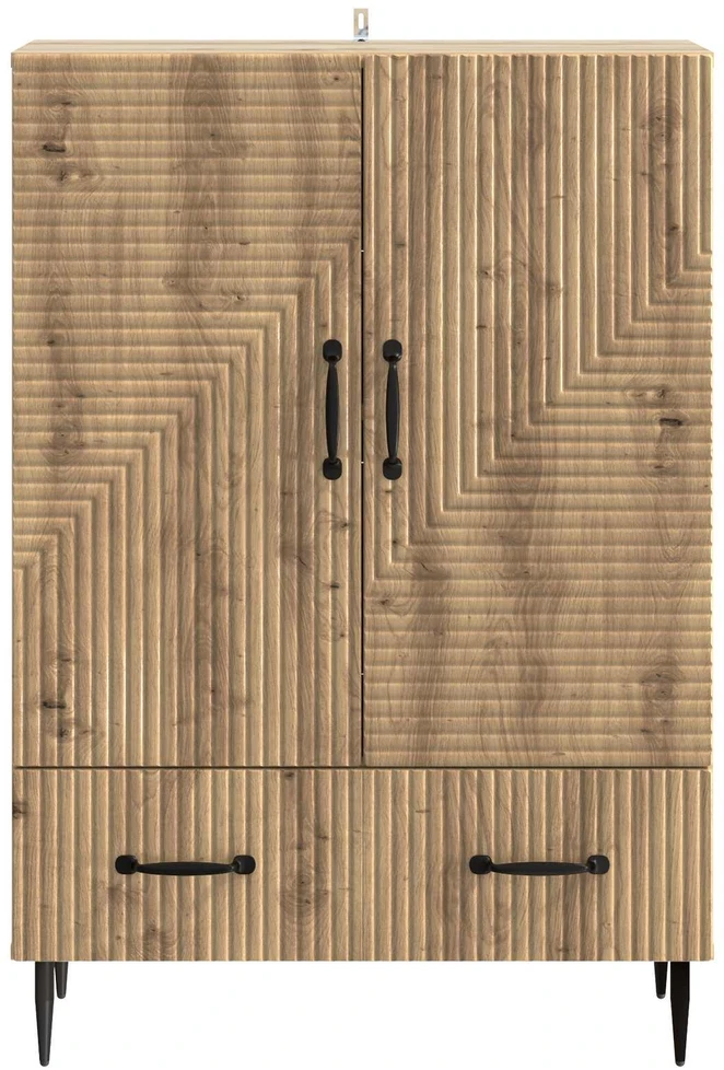 Kabalas Artisano ąžuolo 66 x 34,5 x 95 cm Apdirbta mediena