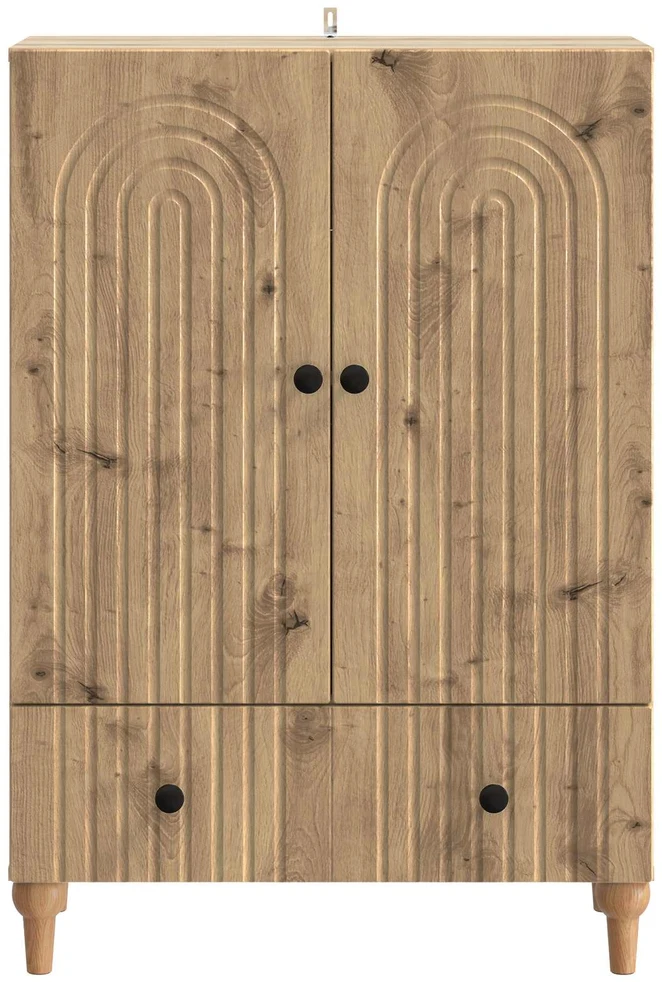 Kabalas Artisano ąžuolo 66 x 34,5 x 95 cm Apdirbta mediena