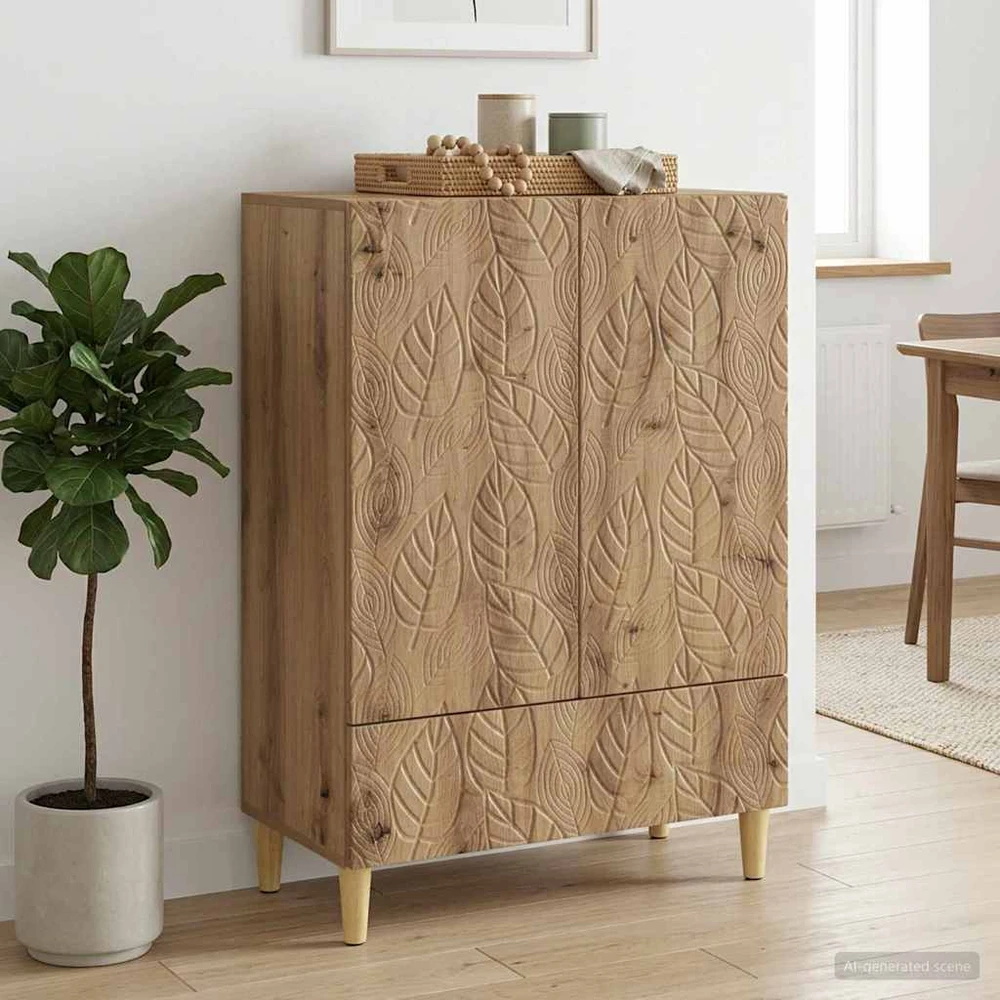Kabalas Artisano ąžuolo 66 x 34,5 x 95 cm Apdirbta mediena