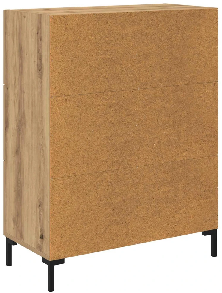 Kabalas artisano ąžuolo 69.5 x 34 x 90 cm Apdirbta mediena